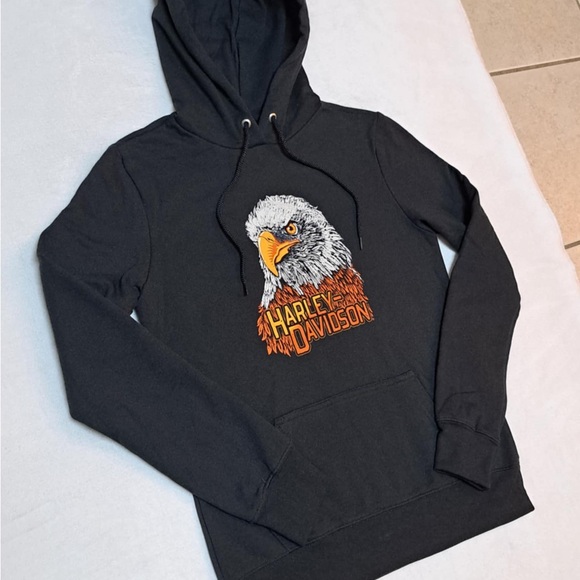 Harley-Davidson Eagle Hoodie - Women's size SMALL - Picture 4 of 9